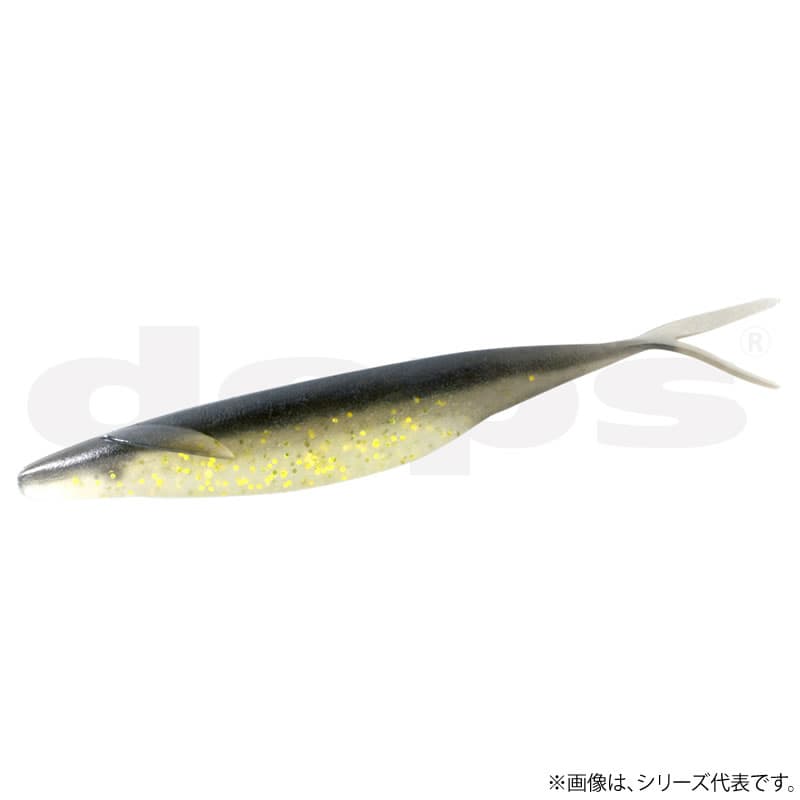【5と0の日　エントリーで最大P15倍！】 デプス サカマタシャッド Fエコ 4in その1 (ブラックバスワーム) ゆうパケット可