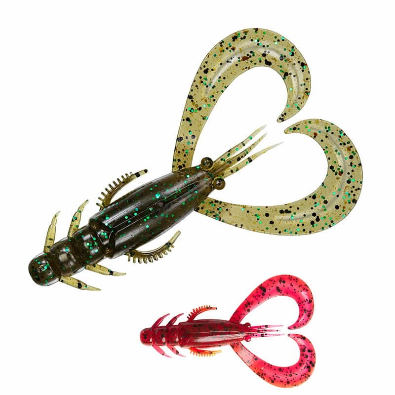 Daiwa Worm Silver Wolf Urban Crawler 2.5inch Green Pumpkin