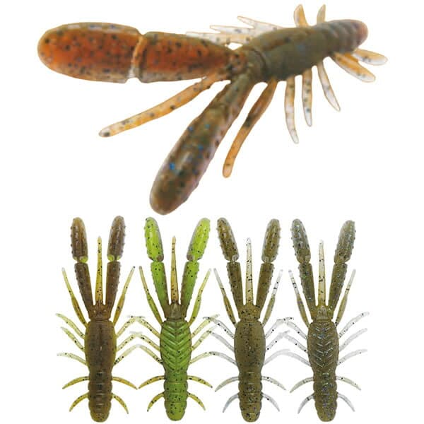 Bottomup Worm Bulls Hog Baby 2.4inch Smokin' Baits