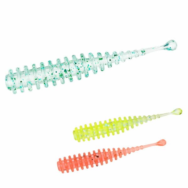 Daiwa Aji Hunter Worm Ring 1.5inch Glow Lime
