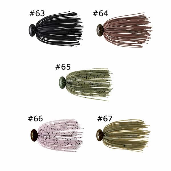 Deps Hyper Football Jig 3/8oz Silicone Fine Skirt