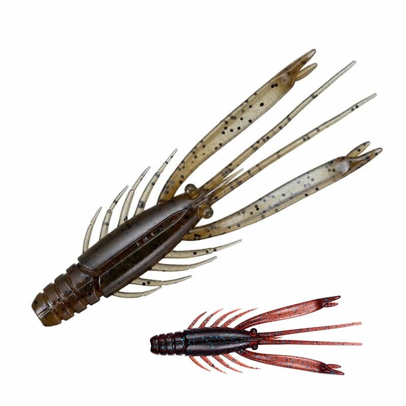 Daiwa Worm Silver Wolf Urban Shrimp 2.4inch Green Pumpkin Chart