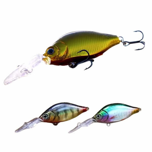 Issei Bass Lure G.C.Kanehira Shad 46MR-SP #07 Kinkuro