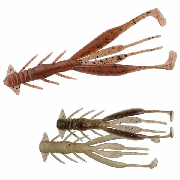 Jackall Worm Jimmy Shrimp 3inch Shrimp miso Red Flake