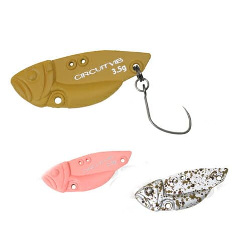Deps Trout Plug Circuit Vib Trout model 3.5g #01 Silver Holo