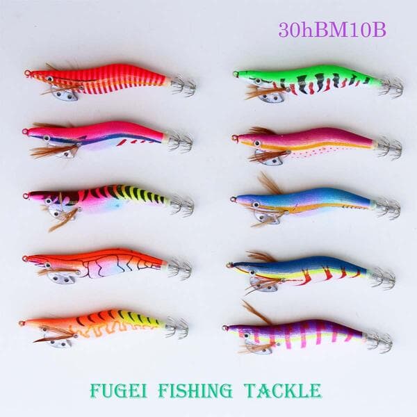 Fugei Plated Egi 3.0 10-Piece Set Gold/Silver/Rainbow R20egi30hBM10B