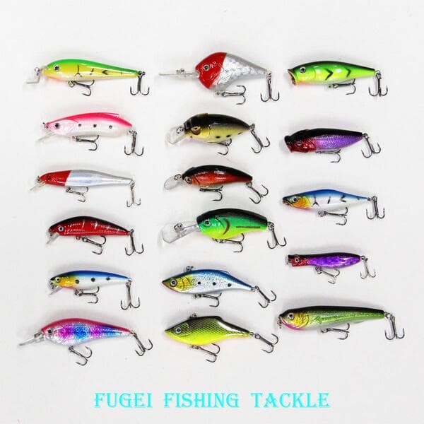 Fugei R12WKXY35 35-Piece Hard Lure Set