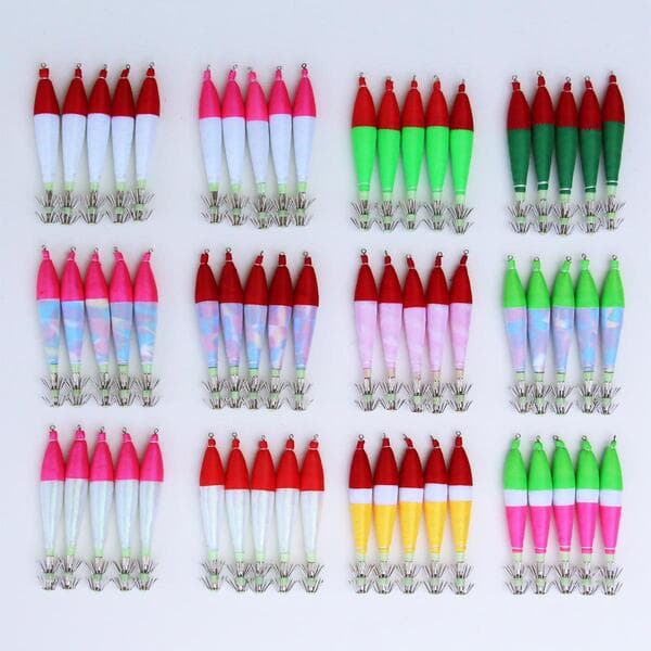 Glowing Squid Lure Float (5.0) - 5 Pieces Set