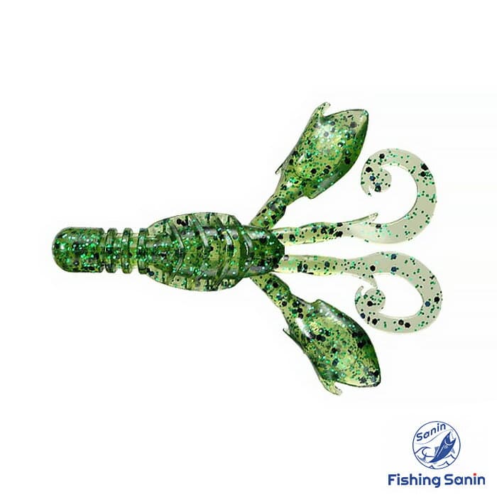 Smith Worm Smoky Grouper Bug 3.5inch #01 Watermelon Pepper