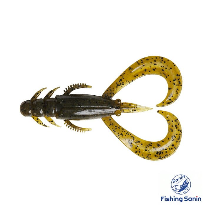 Daiwa Worm Silver Wolf Urban Crawler 2.5inch Green Pumpkin Chart