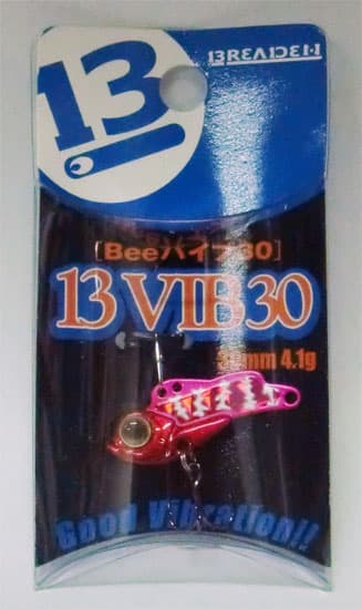 ブリーデン　13バイブ30　(ビーバイブ)　CGカラー　CG08　レッドピンク　【釣具　釣り具】