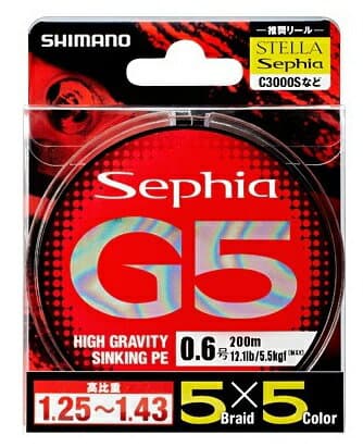 Shimano Sephia G5 PE 0.5-150m