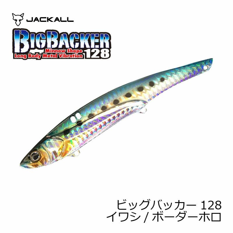 Jackall Big Backer 128 Iwashi/Border Holo