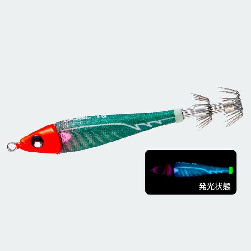 デュエル　EZ-ベイトメタル 20号 75g リアルブルー夜光レッドグリーン / イカメタル イカ釣り 船イカ 鉛スッテ　【釣具　釣り具】