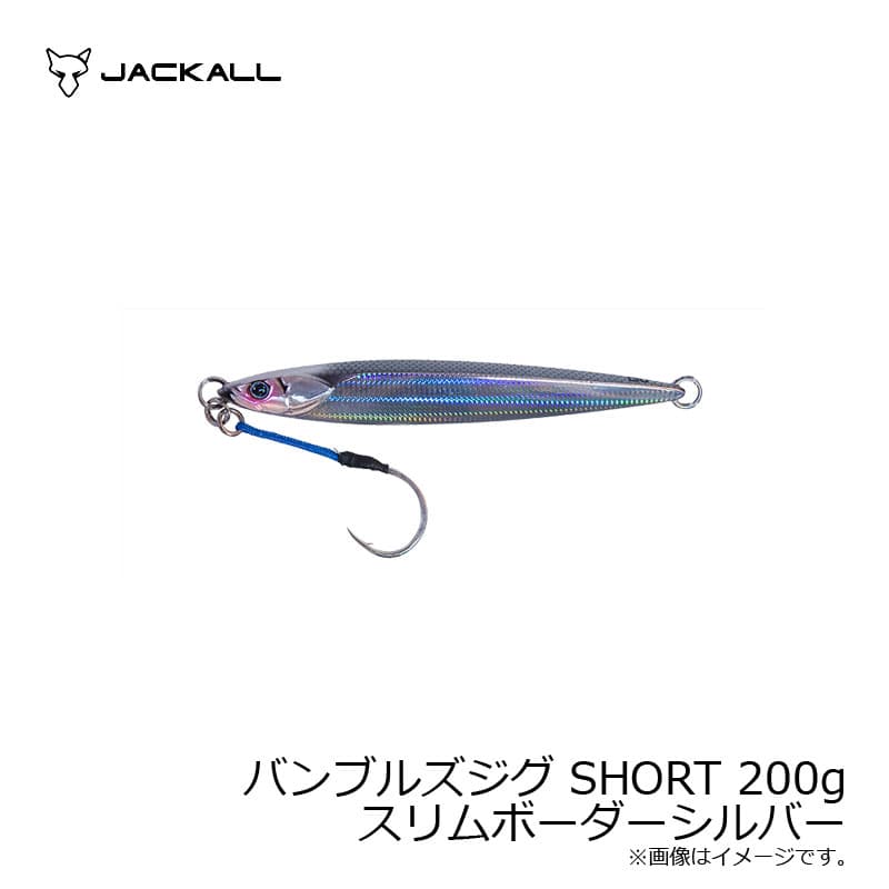Jackall BamBluz Jig Short 200g Slim Border Silver