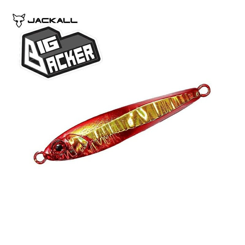 Jackall Big Backer Jig 40g Aka Kin/Magma Wave Holo