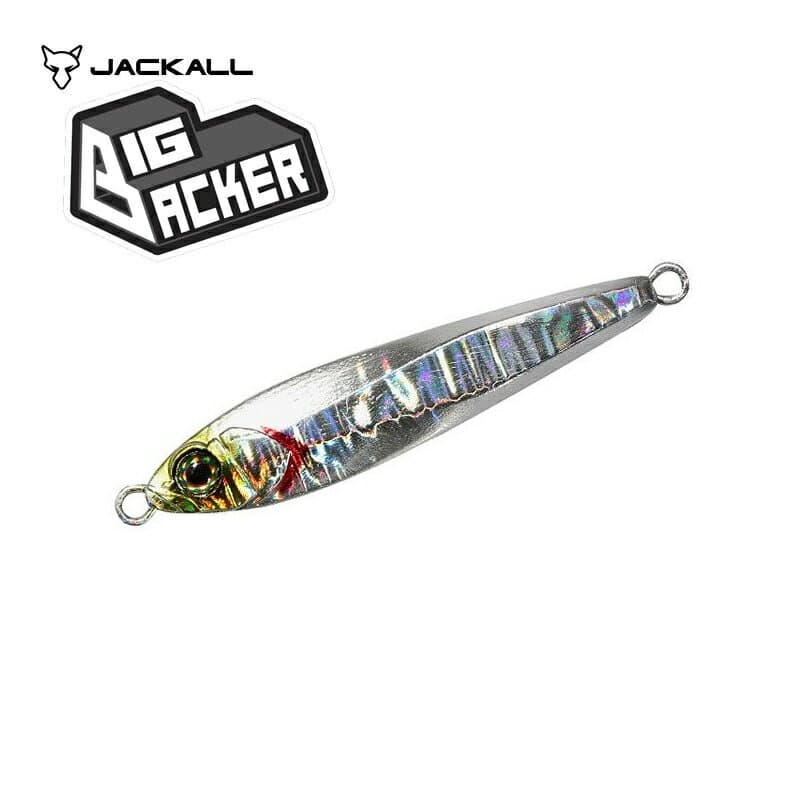 Jackall Big Backer Jig 40g Shirasu Silver/Magma Wave Holo