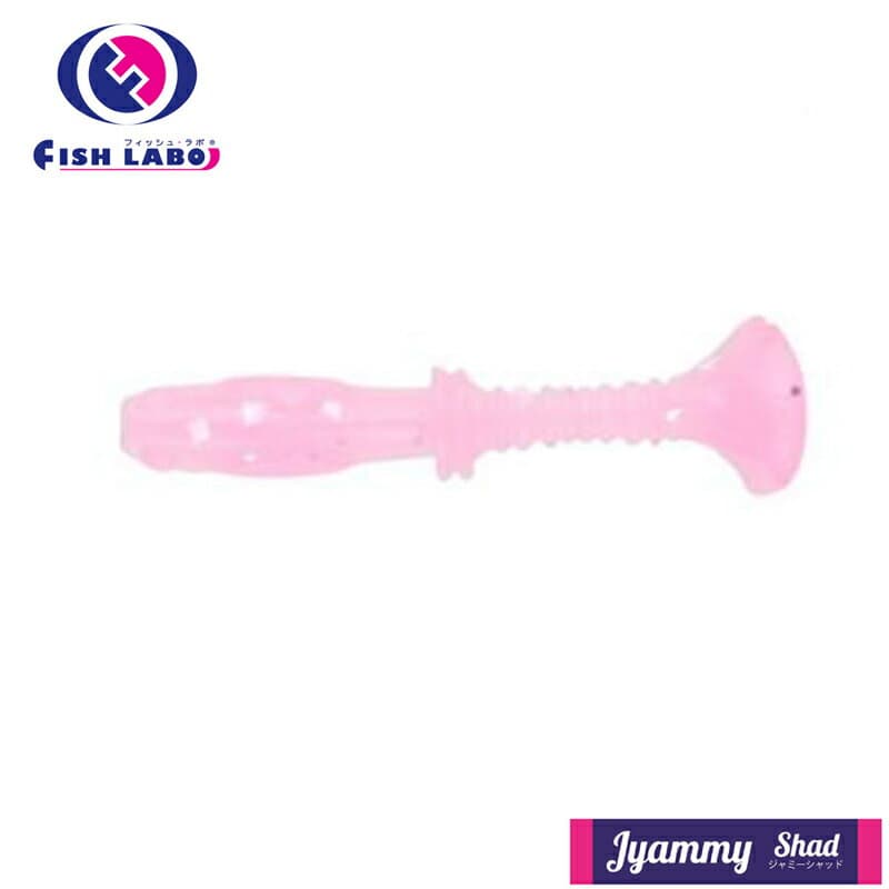 Fish Labo Jammy Shad 1.2 inch #05 White Peach Glow Pink