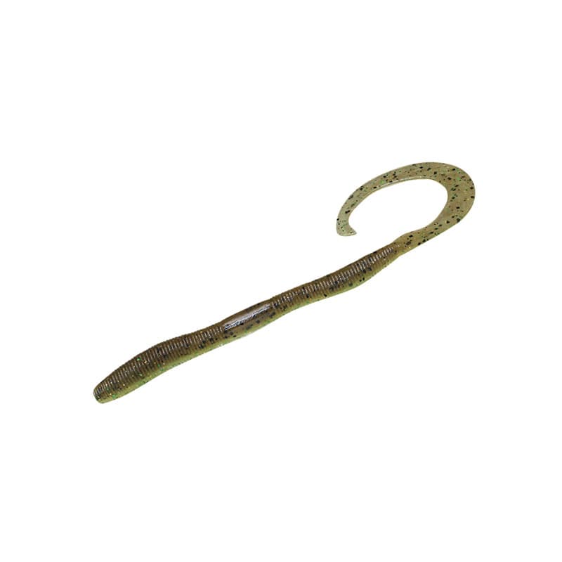 Jackall Flick Curly 3.8 inch Green Pumpkin / Light Chartreuse