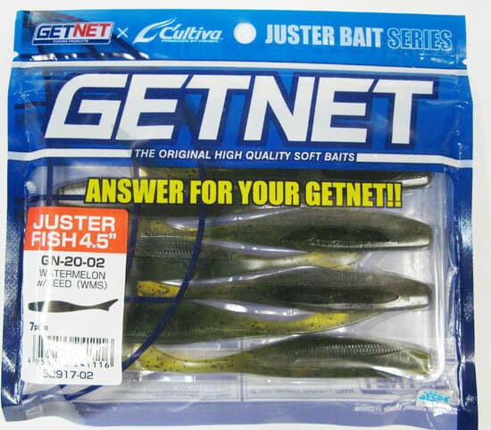 Owner GETNET Juster Fish 4.5 inch Natural Shrimp Blue