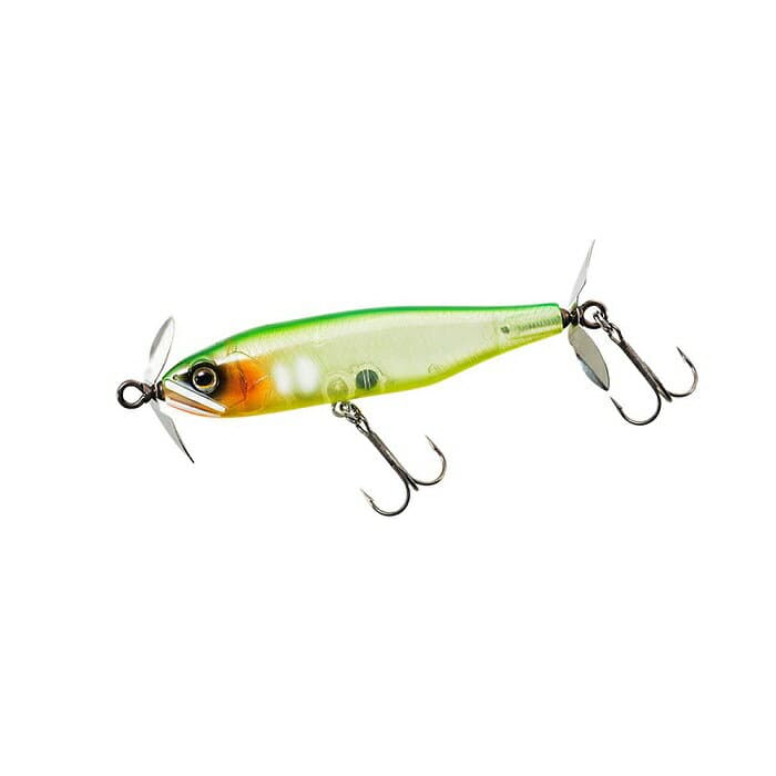 Daiwa Steez Prop 85FS Clear Lime - Bass Lure Prop Bait