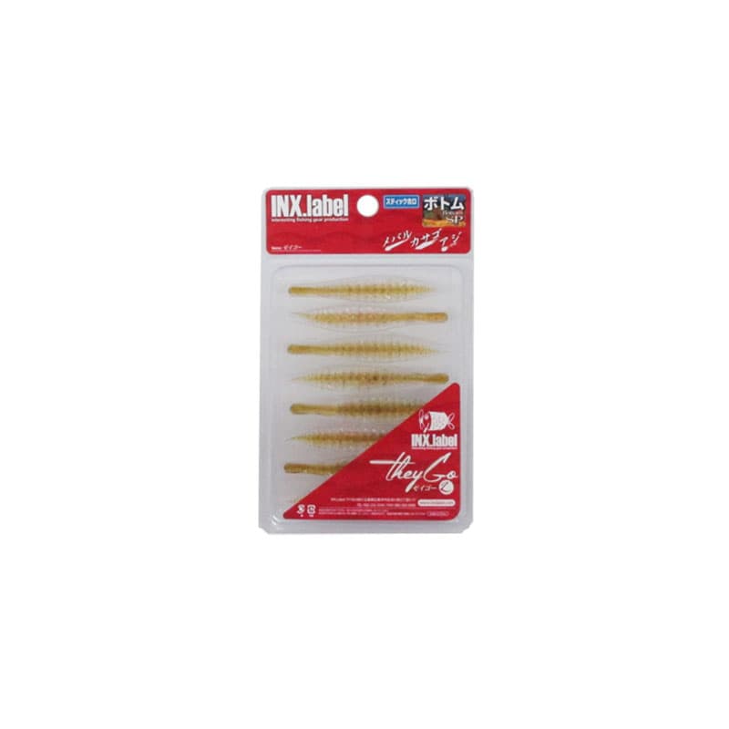 INX.label They Go L 3 inch #141 Sand Worm Melon (Bottom SP / Stick Hollow)