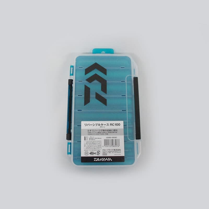 ダイワ(Daiwa)　RC-100 リバーシブルケース グリーン / ケース 小物入れ　【釣具　釣り具】