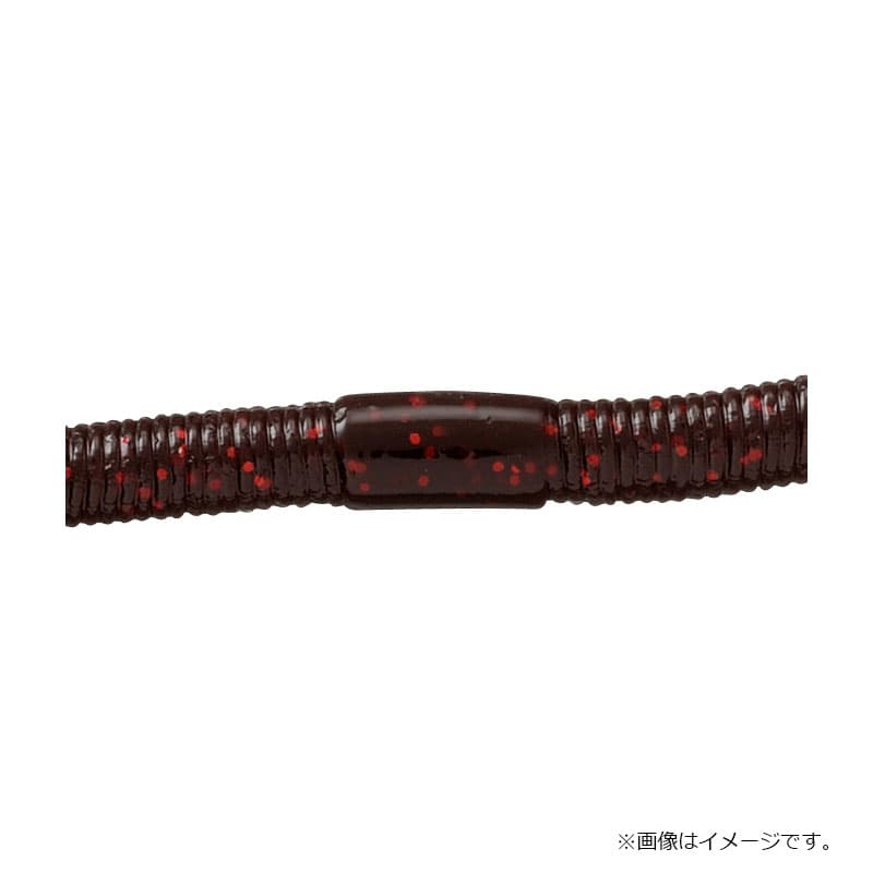 Jackall Worm Flick Shake 5.8inch Cola Red Flake