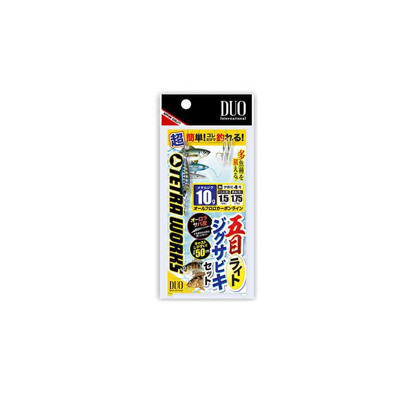 DUO Gomoku Light Jig Sabiki Set L 10g Maiwashi