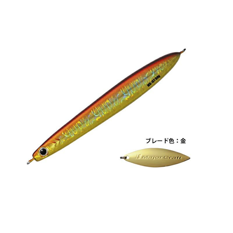 Major Craft MAKI-JET30 Maki Jig Jet 30g #003 Red Gold