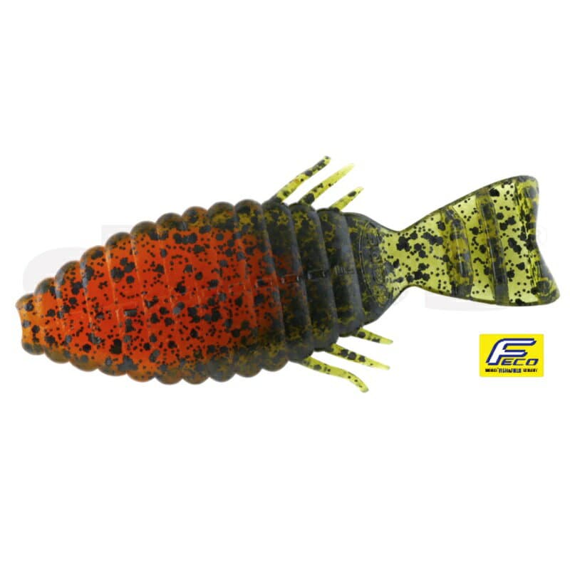 Deps Bullflat 3.8 Inch #51 Green Pumpkin Orange