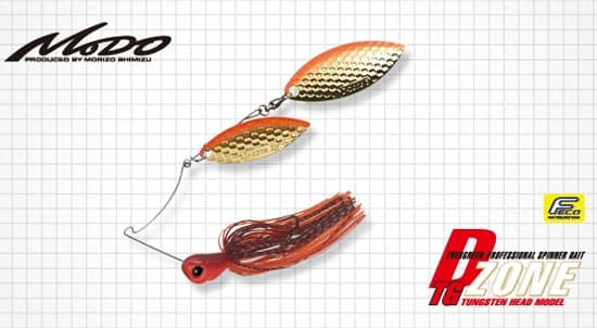 Evergreen Spinnerbait D Zone TG 1/2oz Double Willow #04 Super White