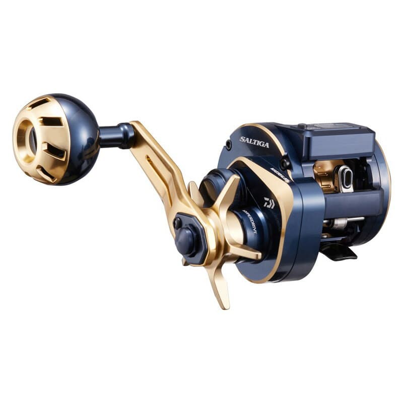 Daiwa 21 Saltiga IC 100 - Baitcasting Reel with Counter (Right-Hand Retrieve)