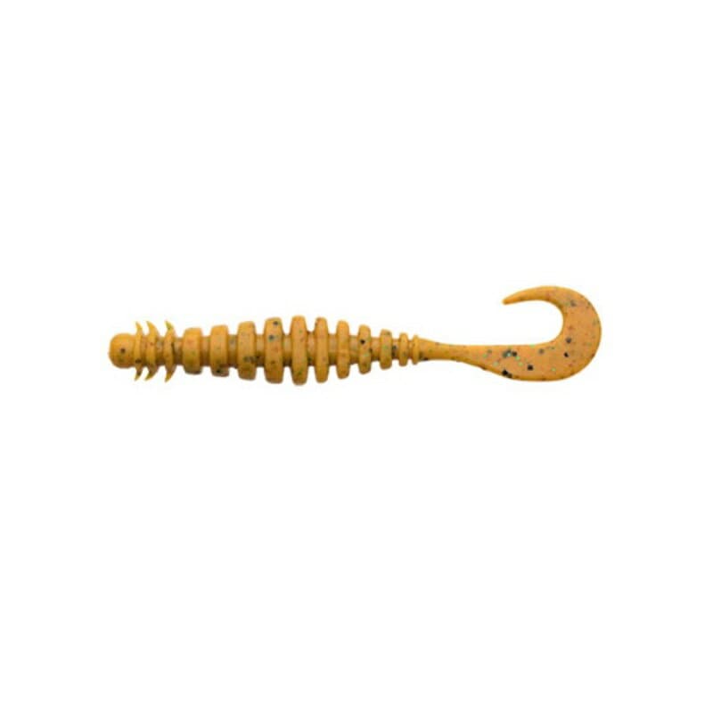 Ecogear Jukusei Aqua Ring Max 3 inch J04 Hoya Yellow / Curly Tail