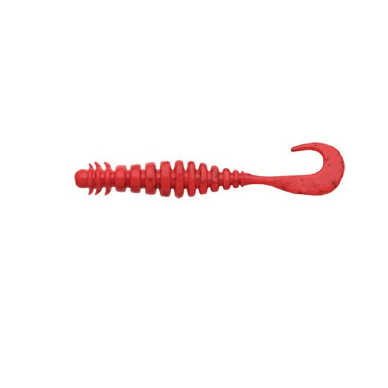 Ecogear Ecogear Jukusei Aqua Ring Max 3 Inch J08 Red Shrimp / Bait-like Soft Lure Curly Tail
