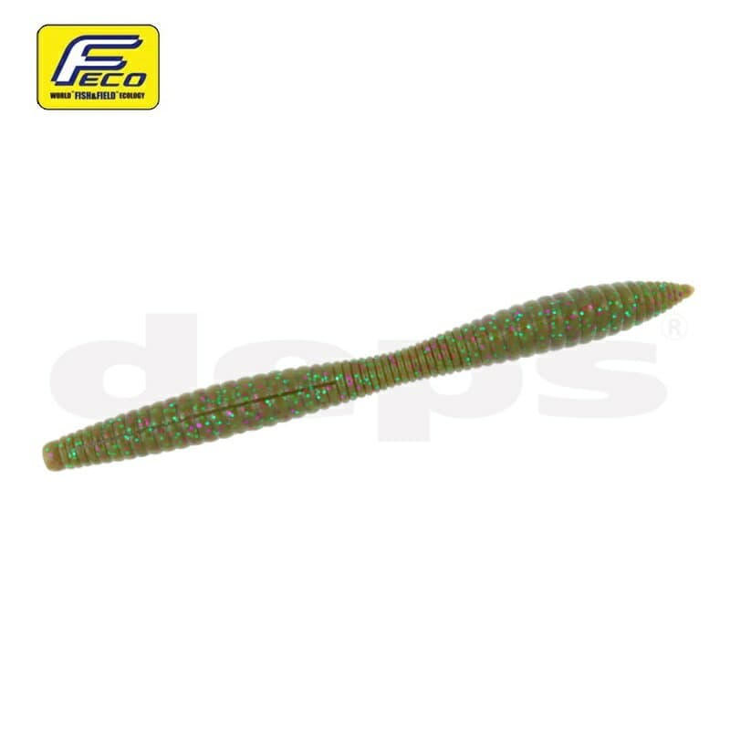 Deps Rebound Stick 6 inch #115 Green Pumpkin / Purple & Green Flake