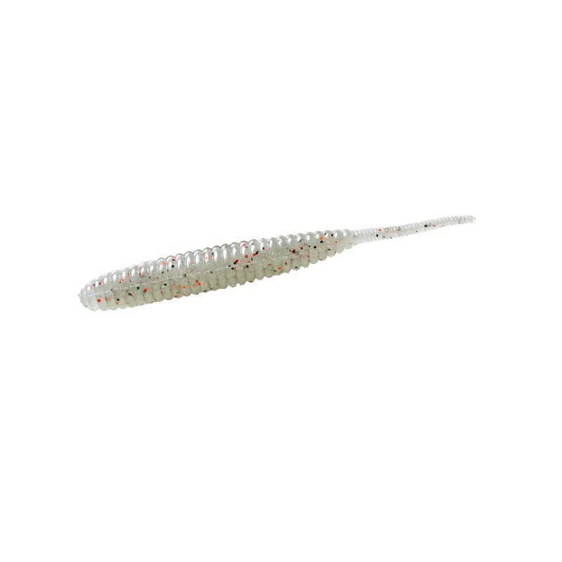 Deps Worm Death Adder 6inch #15 Clear Pepper/Red Flake