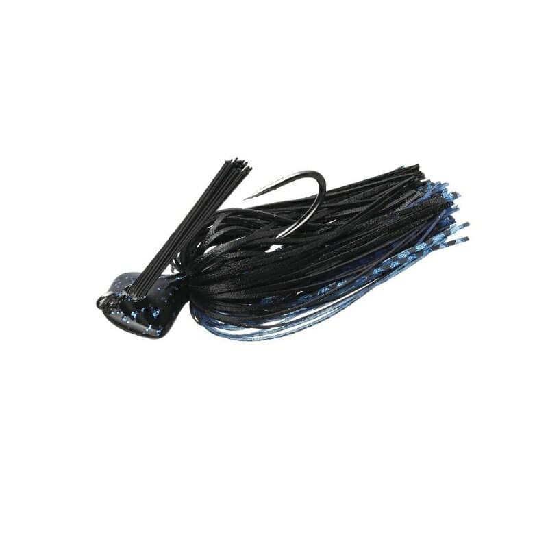 Evergreen Rubber Jig Casting Jig Silicon 1/4oz #102 Black Blue