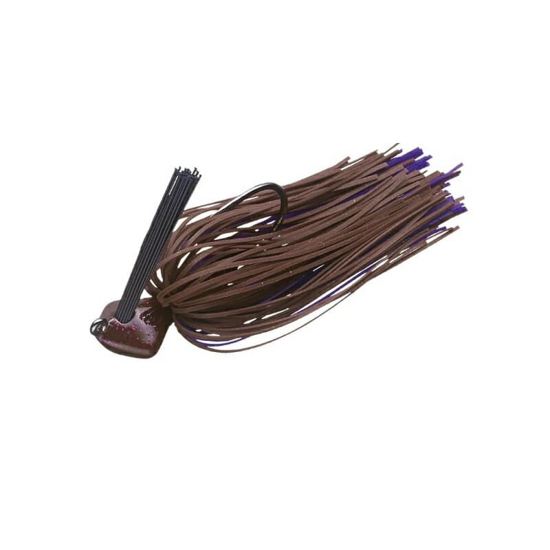 Evergreen Rubber Jig Casting Jig Silicon 1/4oz #104 BR Purple