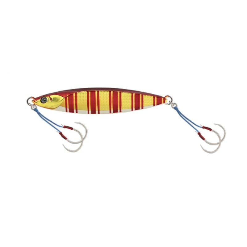Jackall BamBluz Jig SLOW 150g Glow Berry Red Gold Stripe