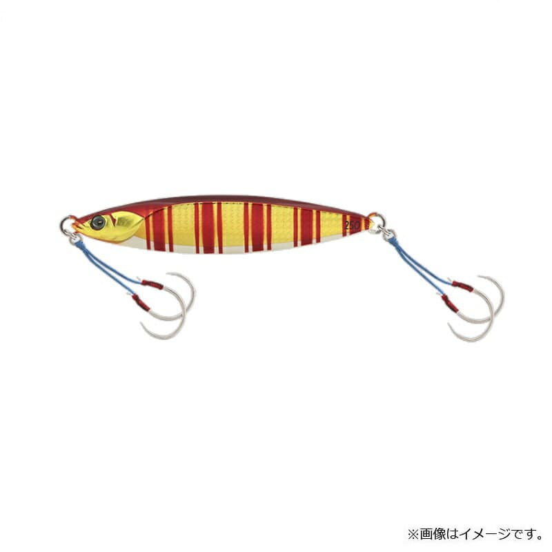 ジャッカル　バンブルズジグ SLOW 250g グローベリーアカキンストライプ