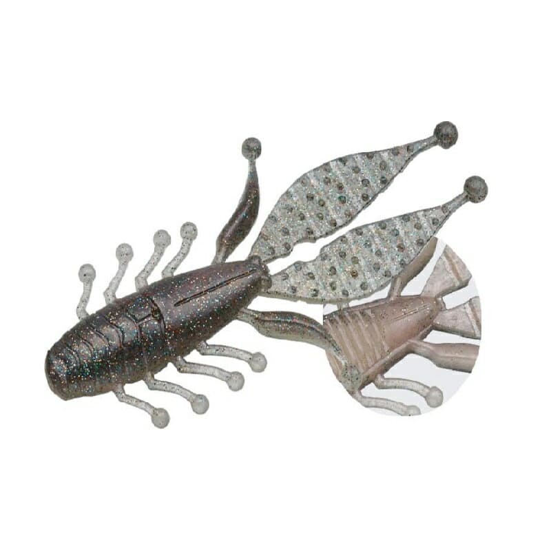 Evergreen Worm Kicker Bug 4inch #18 Secret Smoke