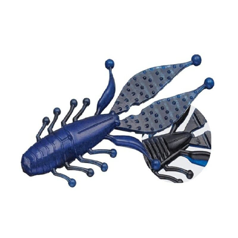 Evergreen Kicker Bug 4 inch #96 Black & Blue