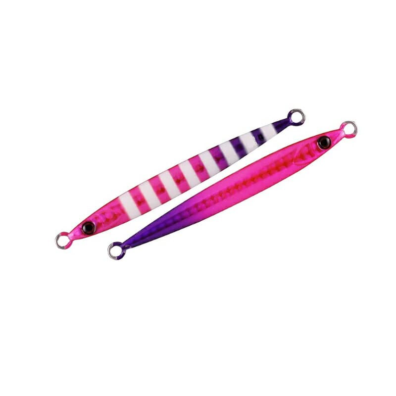 Jackall Big Backer Jig Slide Stick 60g Glow Pink & Purple/Lens Holo