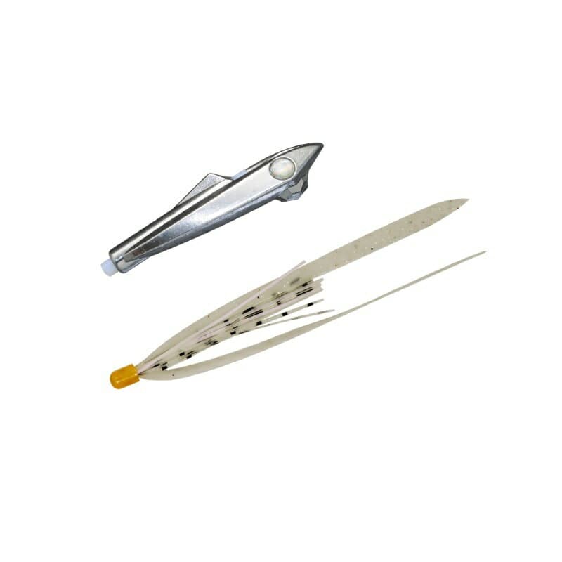 Jackall Binbin Rocket 30g F210 メッキシルバー/シラスクリアーT+