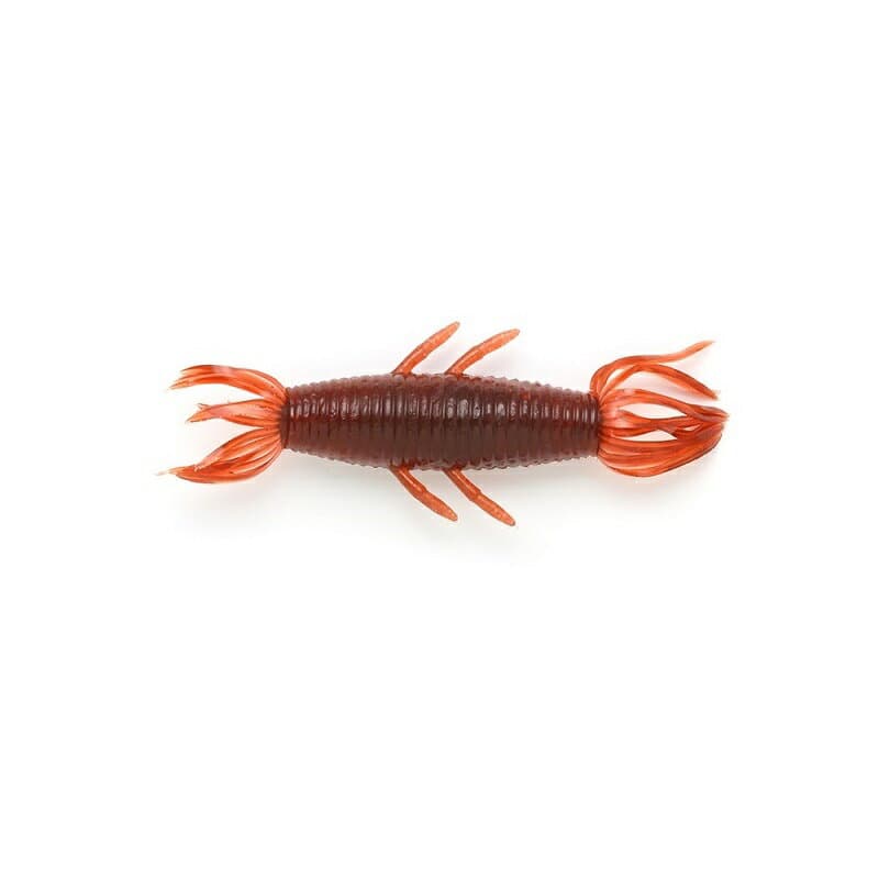 Imakatsu Worm Fula Shrimp 3inch #S-469 Dark Lever