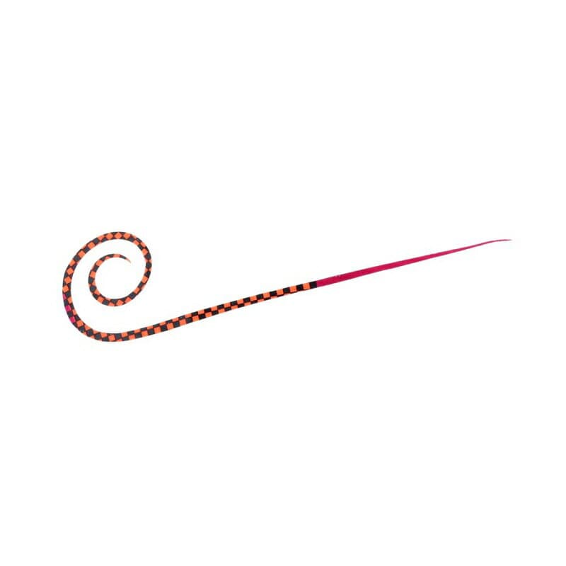 Daiwa Kohga Silicone Necktie Nakai Tune Straight Curly Slim 市松オレンジ+紅牙レッド