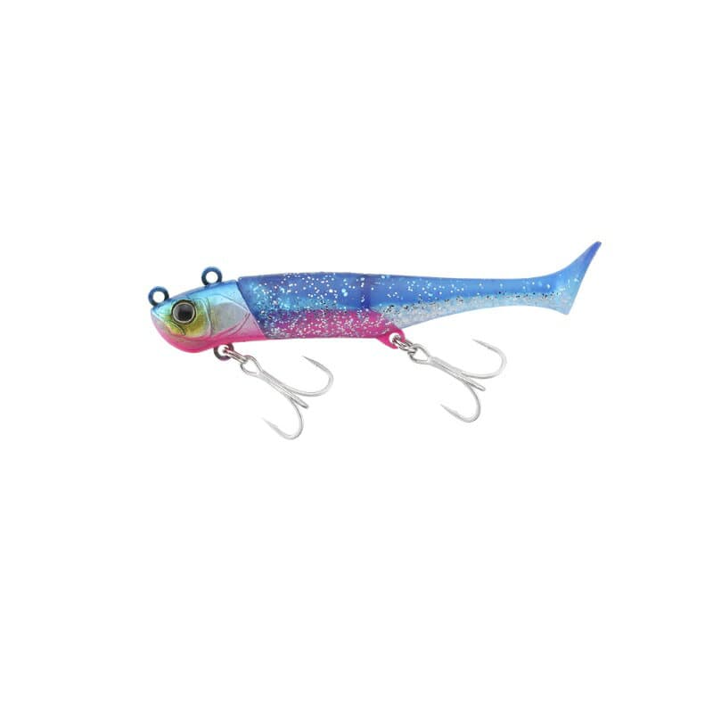 Jackall Worm Big Backer Wag Shad 15g Blue Pink