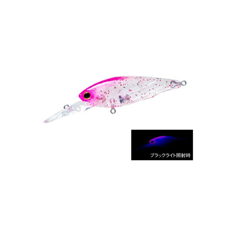 Duel Hardcore LG Shad (S) 50mm F1204-KPRG Kei Pink Red Glitter