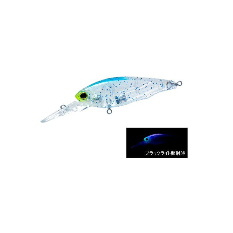 Duel Hardcore LG Shad (S) 50mm F1204-KBBG Kay Blue Blue Glitter